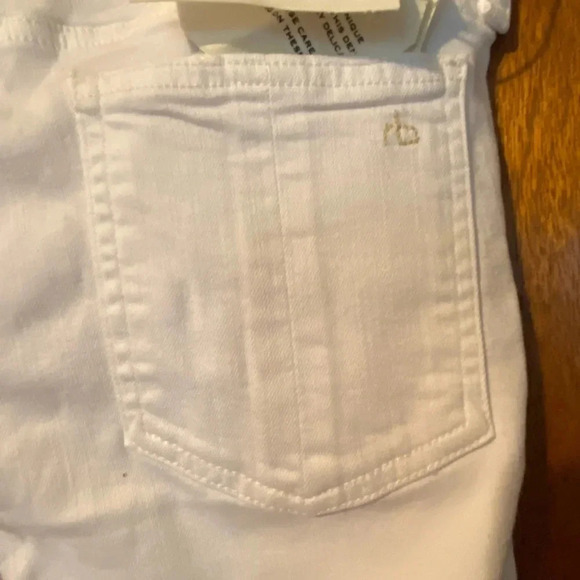 rag & bone classic destroyed capri jeans - Picture 6 of 12